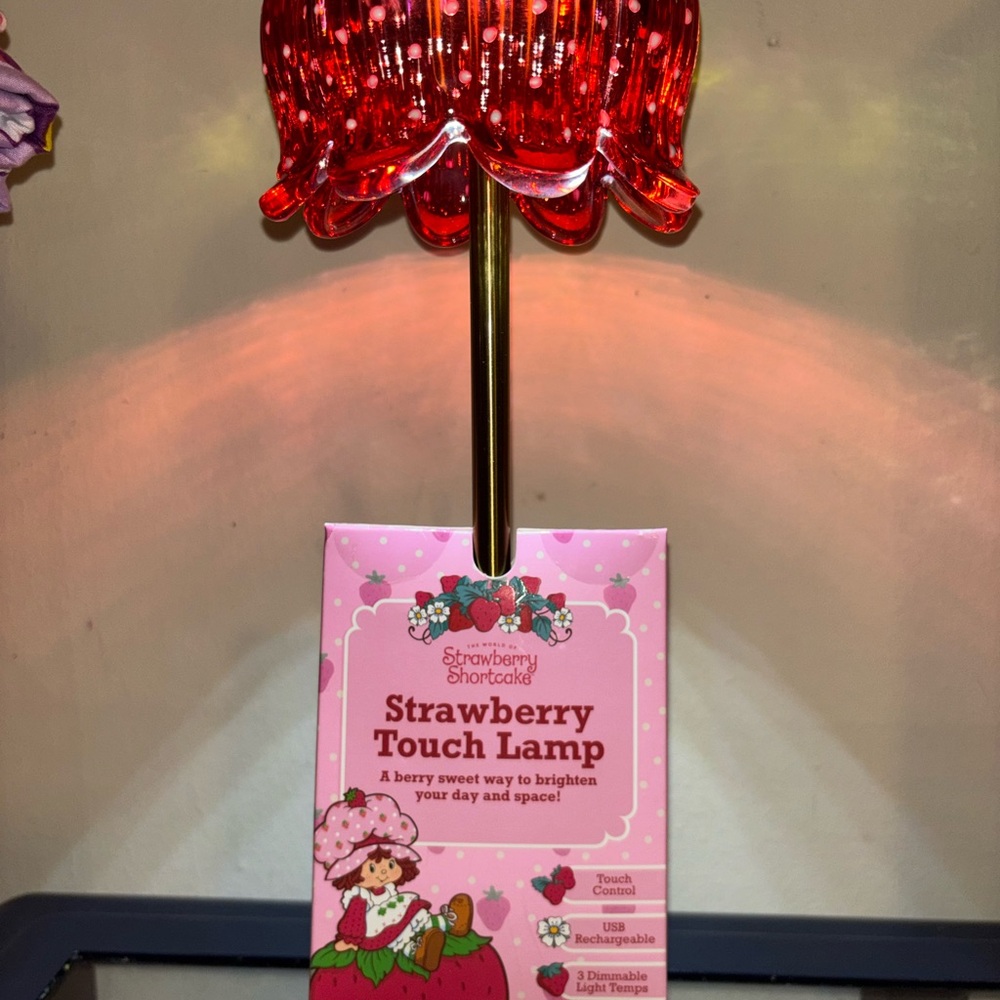 Pink Strawberry Touch Lamp -